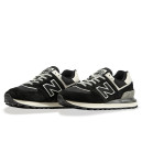 New Balance 574 x Stone Island Black White