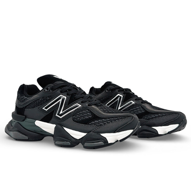 New Balance 9060 Black Silver Shoe Palace Exclusive U9060PNR