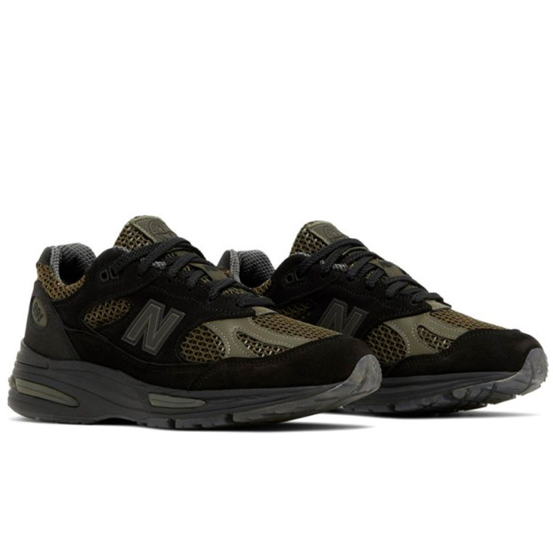 New Balance 991v2 x Stone Island Made in England Black U991SD2