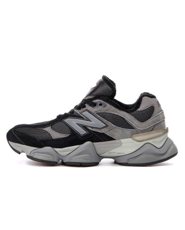 New Balance 9060 Black Grey Winter С МЕХОМ (New Balance 9060 Black Grey Winter С МЕХОМ)