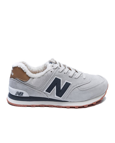 New Balance 574 Grey Navi Winter С МЕХОМ (New Balance 574 Grey Navi Winter С МЕХОМ)