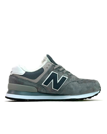 New Balance 574 Dark Grey Winter С МЕХОМ (New Balance 574 Dark Grey Winter С МЕХОМ)