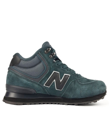 New Balance 574 Grey Suede Winter С МЕХОМ (S-2350327)