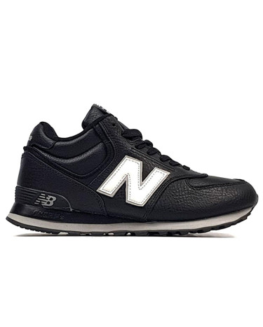 New Balance 574 Black White Winter С МЕХОМ (New Balance 574 Black White Winter С МЕХОМ)