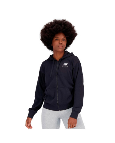 Кофта New Balance Essentials Stacked Logo FZ WJ31530BK (S-2353505)