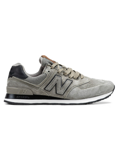 New Balance 574 Grey Black (New Balance 574 Grey Black)