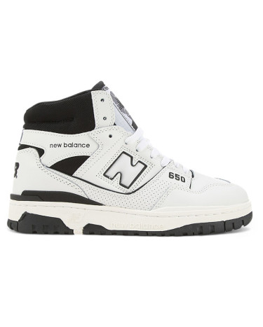 New Balance 650 High White Black Winter С МЕХОМ (New Balance 650 High White Black Winter With FUR)