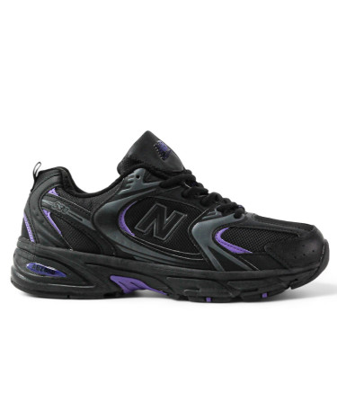 New Balance 530 Black Purple Winter С МЕХОМ (New Balance 530 Black Purple Winter With FUR)
