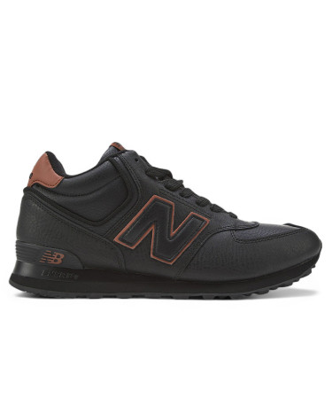 New Balance 574 Black Brown С МЕХОМ (New Balance 574 Black Brown With FUR)