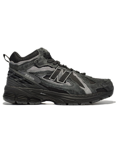 New Balance 1906D High Black Grey С МЕХОМ (New Balance 1906D High Black Grey FUR)