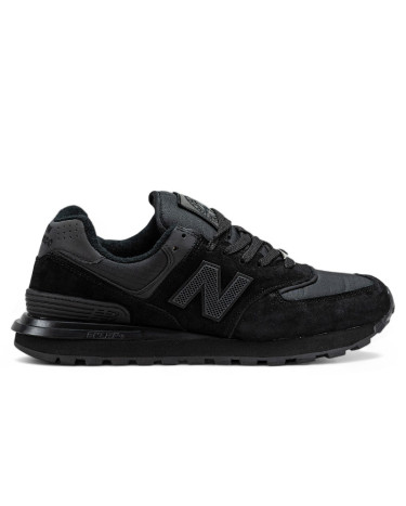 New Balance 574 x Stone Island Black FUR (New Balance 574 x Stone Island Black З ХУТРОМ)