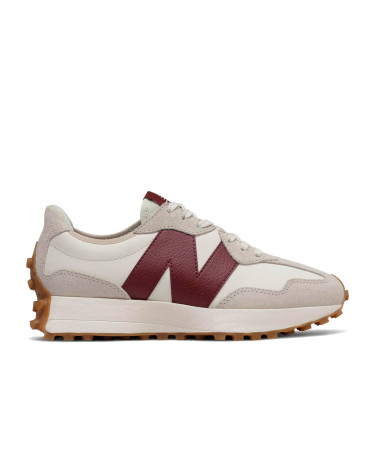 New Balance 327 White Dark Red WS327KA (New Balance 327 White Dark Red WS327KA)